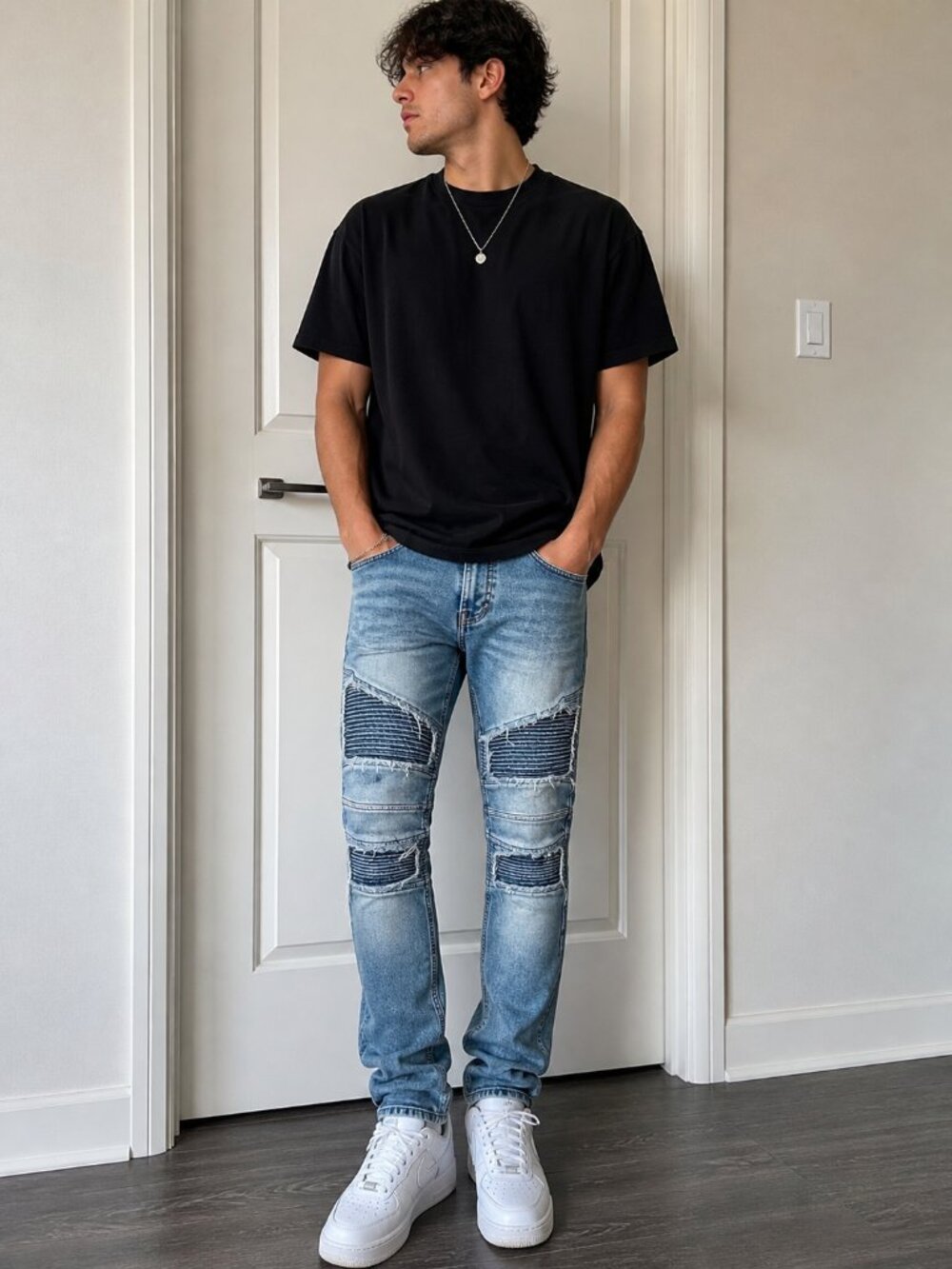 PACSUN STACKED Skinny Light Wash Jeans - Size 36x32 - NWOT's